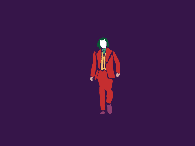 Arthur Walking animation arthur fleck character frame by frame frame to frame gif joker loop rotoscope rotoscoping texture walk walkcycle