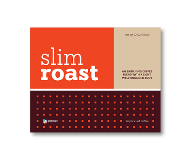 Slim Roast Coffee Packaging Concepts 1 branding design graphic design layout package package design packaging typography