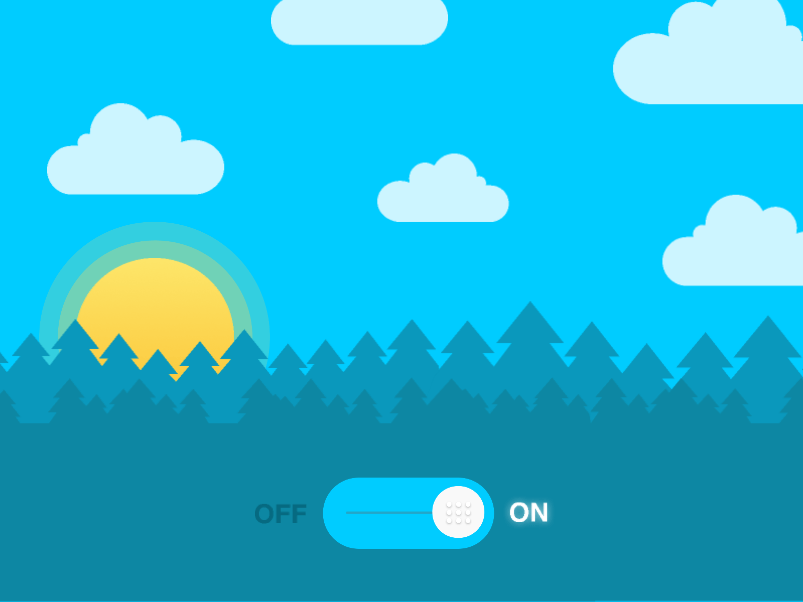 Daily UI 015 - Switch 3 animated animated gif animation daily 100 challenge daily ui dailyui design flat illustration switch ui uidesign uiux ux