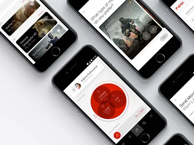 MyAirtel app app clean design interaction minimal mobile service slide timer ui