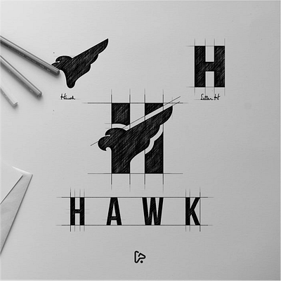 Hawk and Letter H Logo bird bird logo brand branding company design designer garagephic studio graphic h logo hawk hawk logo icon illustration letter h logo vector