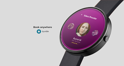 Book Now Smartwatch app appoinment book clock fredy sosa mobile samsung smartwatch time ui ux watch