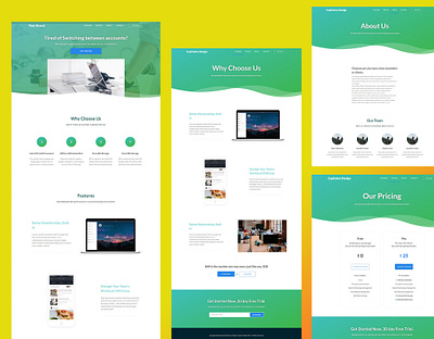 Web Template for Startups #5 html template ui ux web website