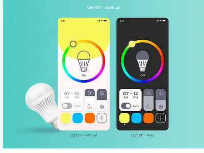 #DailyUI 007 - Settings app dailyui settings ui ux