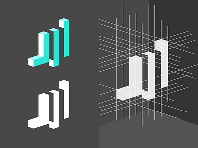 Isometric logo 3d isometric isometric logo logo perspective