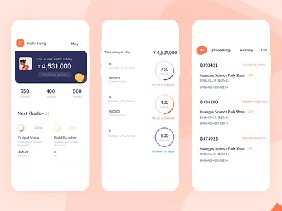 Accident Rescue App design ui