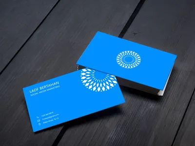 BUSINESS CARD blue brand brand design brand identity branding branding design business card business card design business logo identity design logo simple design simplicity stationary typography