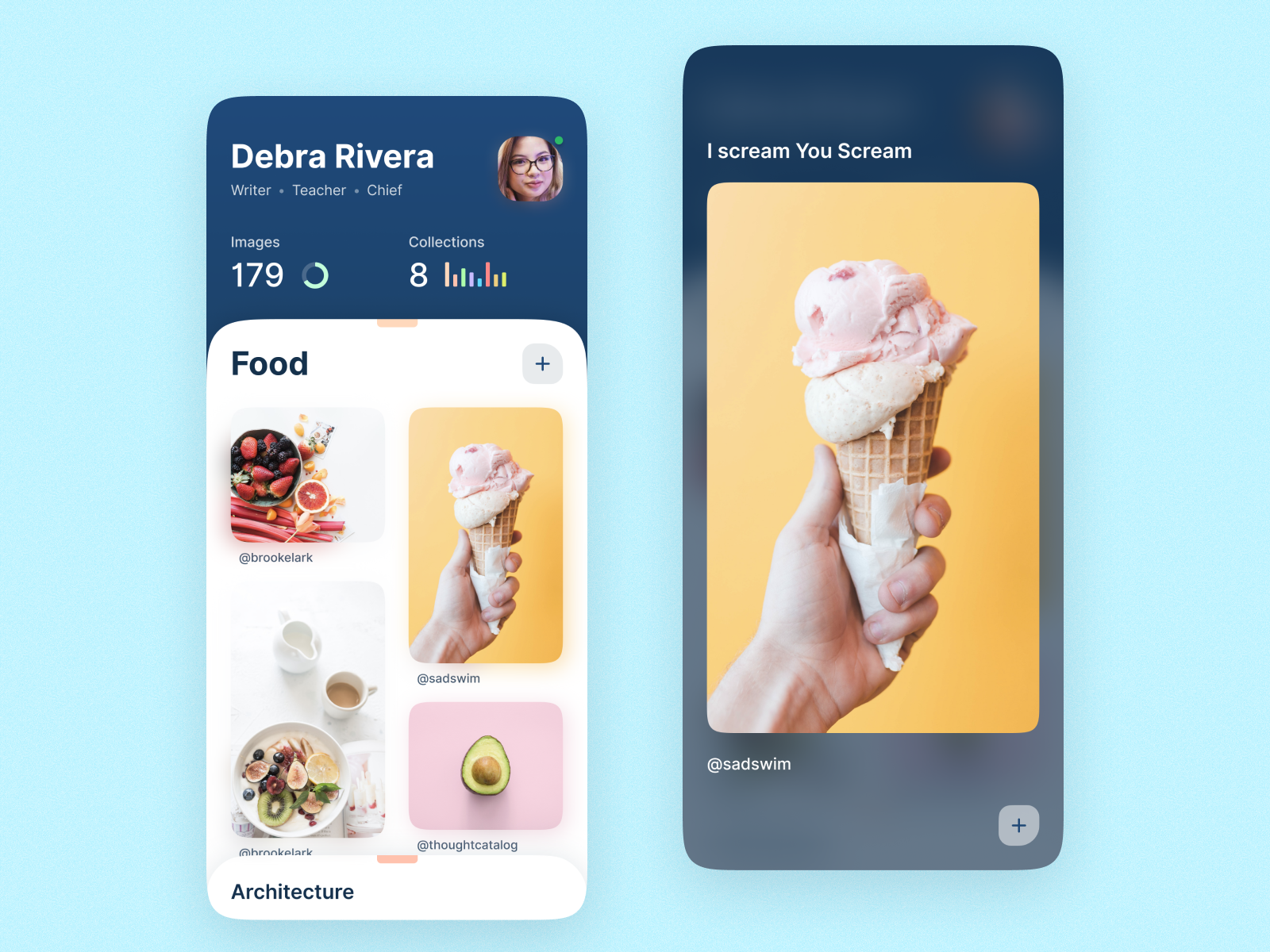 Example of Image collection app