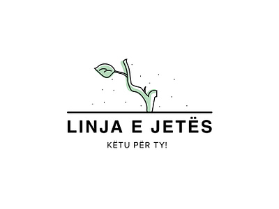 Linja e Jetës Logo branding illustration logo vector