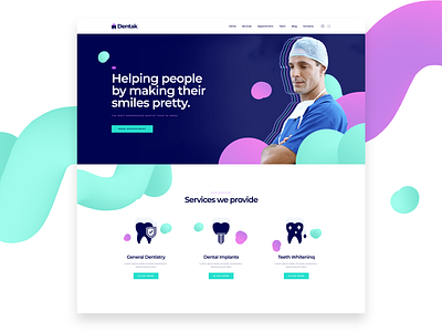 Dental Clinic dental dental clinic elementor home page page builder ps ui ux work in progress