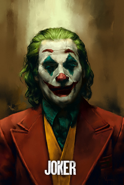 JOKER | Digital painting dccomics digital painting fanart fineart first post joker movie portrait painting villain