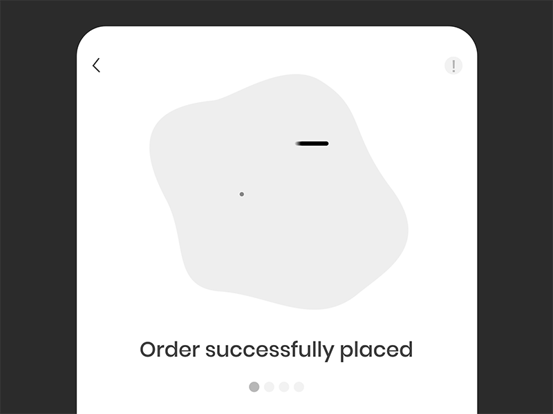 Order Placed 2d animation animated gif animation app application application design application ui application uiux element flat food graphic design hungry microinteraction order ui uiux ux vector web