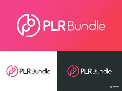 PLR Bundle Logo circle logo logo logotype pb logo pixelnx plr plr bundle plr bundle plugin logo ui uidesign