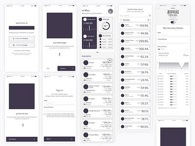 SubscriptionsApp amazon prime amazon prime services membership mobile app design mobile ui monthly payment netflix south africa subscribe subscriptions