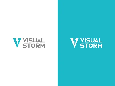 Visual Storm - Logo brand brand identity branding clean colours design graphic design illustration illustrator logo mark typography vector