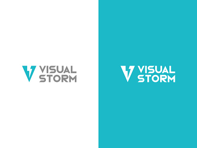 Visual Storm - Logo brand brand identity branding clean colours design graphic design illustration illustrator logo mark typography vector