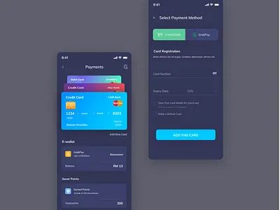 Payment Application addcard design design payment gateway payment method payment page paymentscreen ui ux
