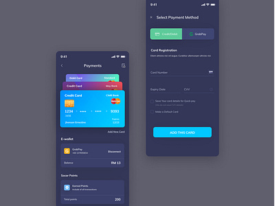 Payment Application addcard design design payment gateway payment method payment page paymentscreen ui ux