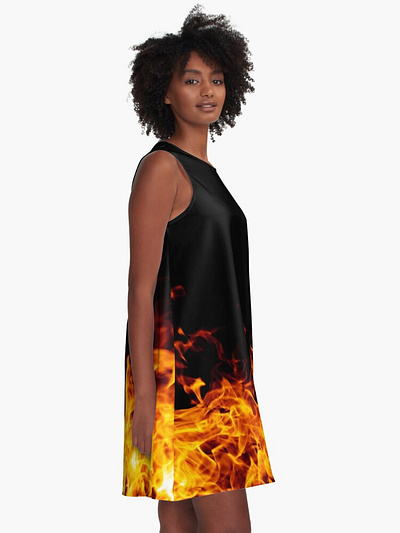 Fire A-Line Dress findyourthing