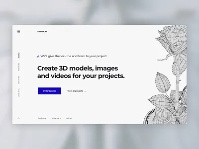 AWARGO | 3D models 2019 2019 trend app clean figma interface iu minimal modern web webdesign white