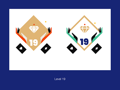 Poker Badges cardgame conceptart flat ideation illustration minimal vector