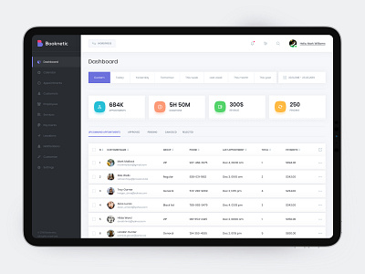 Booknetic - WordPress Appointment Booking and Scheduling system appointments azerbaijan baku booking calendar calendar ui clean customers customize product dashboad dashboard design interfacedesign product design services tree ui ux wordpress wordpress design wordpress development wordpress plugin