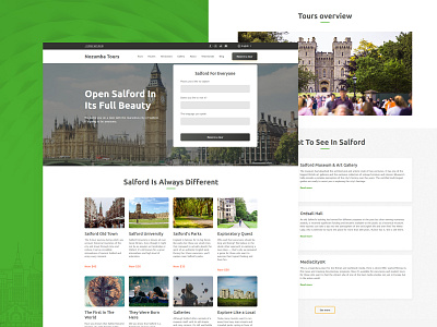 City Tours Website Templates city city app design designer explore green small business studio templates tourism tours web website website builder