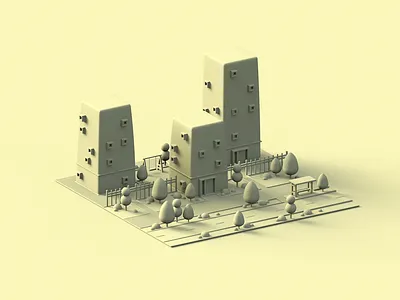 Sunday morning 3d 3d illustration cinema4d illustration
