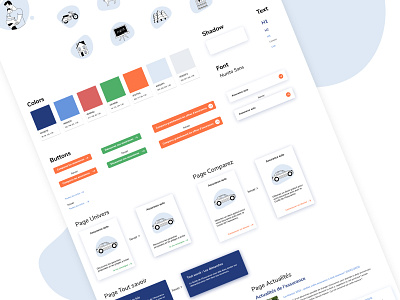 Style Guide - guidedelassurance.com colors palette components design system guide style guide ui elements ui kit visual system