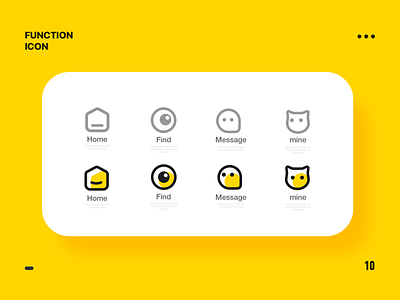 Tab Bar Icon design illustration query interface ui vector web website