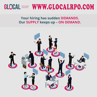 Hiring Demand Glocal RPO branding design rpo