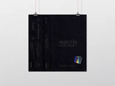 CoverArt Cassette "MaterisOscura! cassette tape cover art cover artwork tape deck