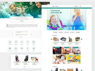 E-commerce Website - Home Products design ecommerce home landing page landing page ui shop web webdesign website website design