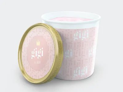 New font - Kingly crown font ice cream illustration king logo modern packaging pattern pink queen royal typeface