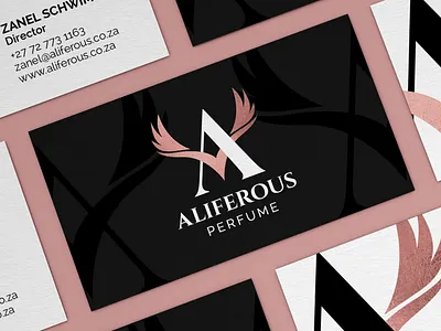 Aliferous Perfume Logo Design agent orange design aliferous angel wings elegant logo feminine logo fragance for women fragance logo letter a light wings perfume logo pink logo rose gold rose gold logo wings