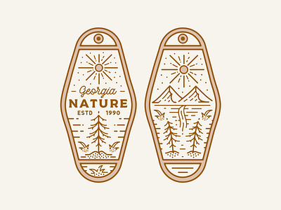 Key Tag "Nature." (Available) adobe illustrator adobe photoshop art artist available branding design design art designs icon illustration logo merch merch design merchandise merchandise design sale vector