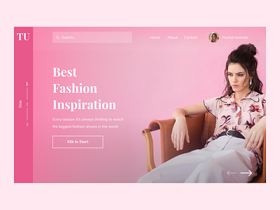 Web Fashion debut fashion firstshot landingpage store ui