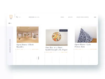 Contemporary Art Gallery website - 3 / 3 art artgallery concept events exhibitions figma gallery interface mobile modern museum responsive ui uidesign uiux uiuxdesign ux vector web website
