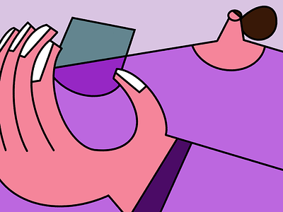 Woman holding a glass glass illustration woman
