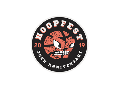 Hoopfest 2019 basketball logo