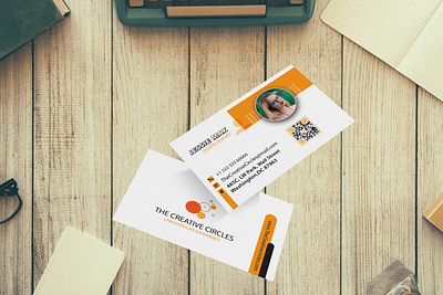 Modern Business Card Template with Mockup adobe photoshop branding branding design business card businesscard cards ui design illustration logo typography