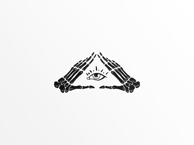 Conspiring brand eyeball illuminati illustration illustrator procreate skeleton