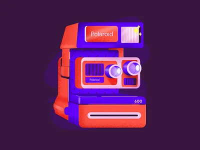 Polaroid 36dayoftype camera costarica design illustration photo polaroid retro vintage