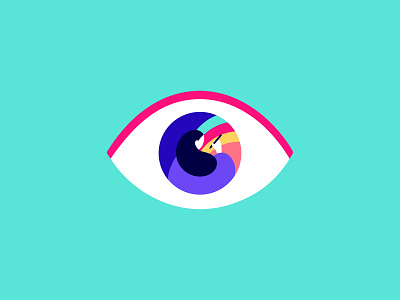 Inspiration artist design eye illustration vector