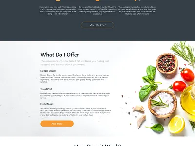 Just A Taste Website Design design ui uidesign ux web website wordpress