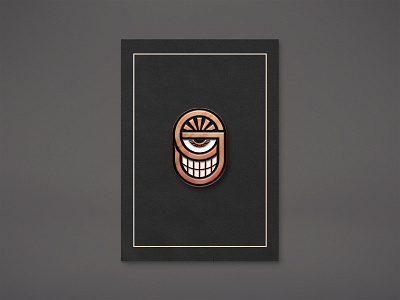 CJ - Enamel Pin character design design enamel illustration minion mockup pin typography