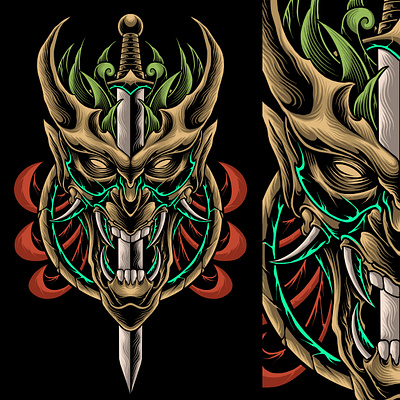 samurai battousai artwork battousai japan japanese japanese art mask ninja samurai