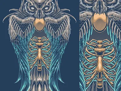 owl totem animal art artwork design drawing graphic art illustration illustrator ornament owl owl illustration owltatto