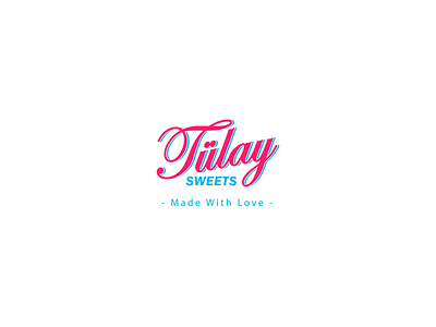 Tulay Sweets logo branding design flat icon illustration illustrator logos trend typography vector