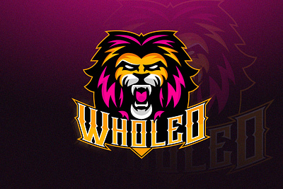 Lion Mascot logo design branding cartoonmascot character concept design esport esportlogo esports esports logo graphic illustration lion mascot logo mascot mascot character mascotlogo vector